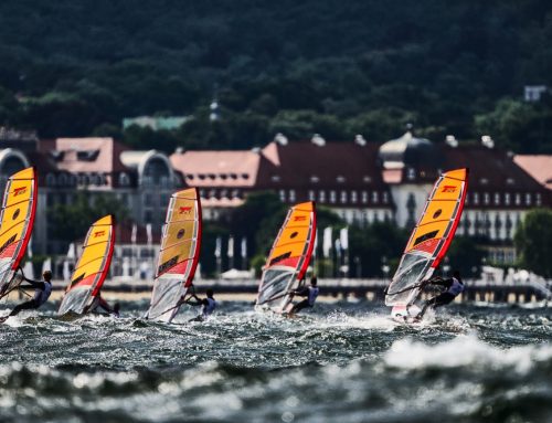 Challenging conditions in Sopot! at the ERGO Hestia Techno293 & Techno293Plus Europeans